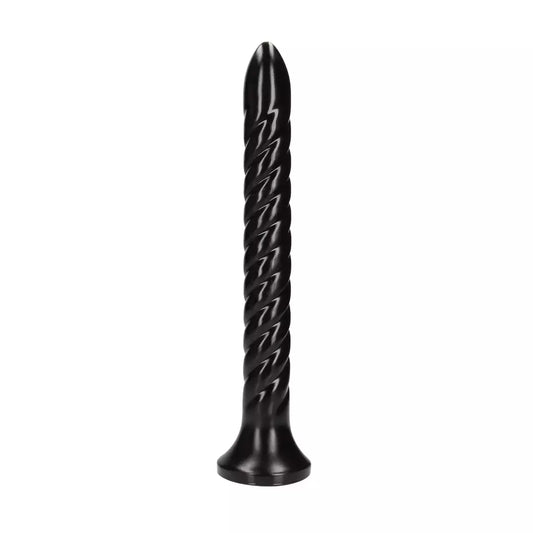 OUCH! Swirled Anal Snake 30 cm lankstus analinis treniruoklis su siurbtuku