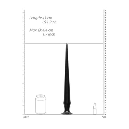 Oxballs Ass Spike Model 17 – didelis smailėjantis silikoninis analinis kaištis, 42 cm