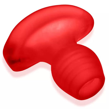 Oxballs Glowhole-2 Hollow Plug Large Red Morph su LED įdėklu 15,2 cm