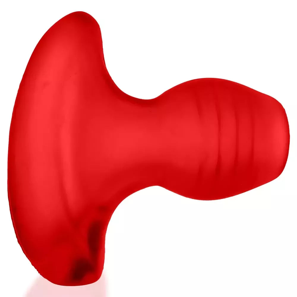 Oxballs Glowhole-2 Hollow Plug Large Red Morph su LED įdėklu 15,2 cm