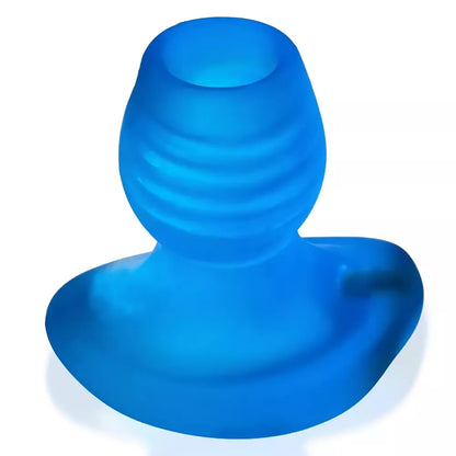 Oxballs Glowhole-2 intymus kamštis, Blue Morph Large su LED sistema