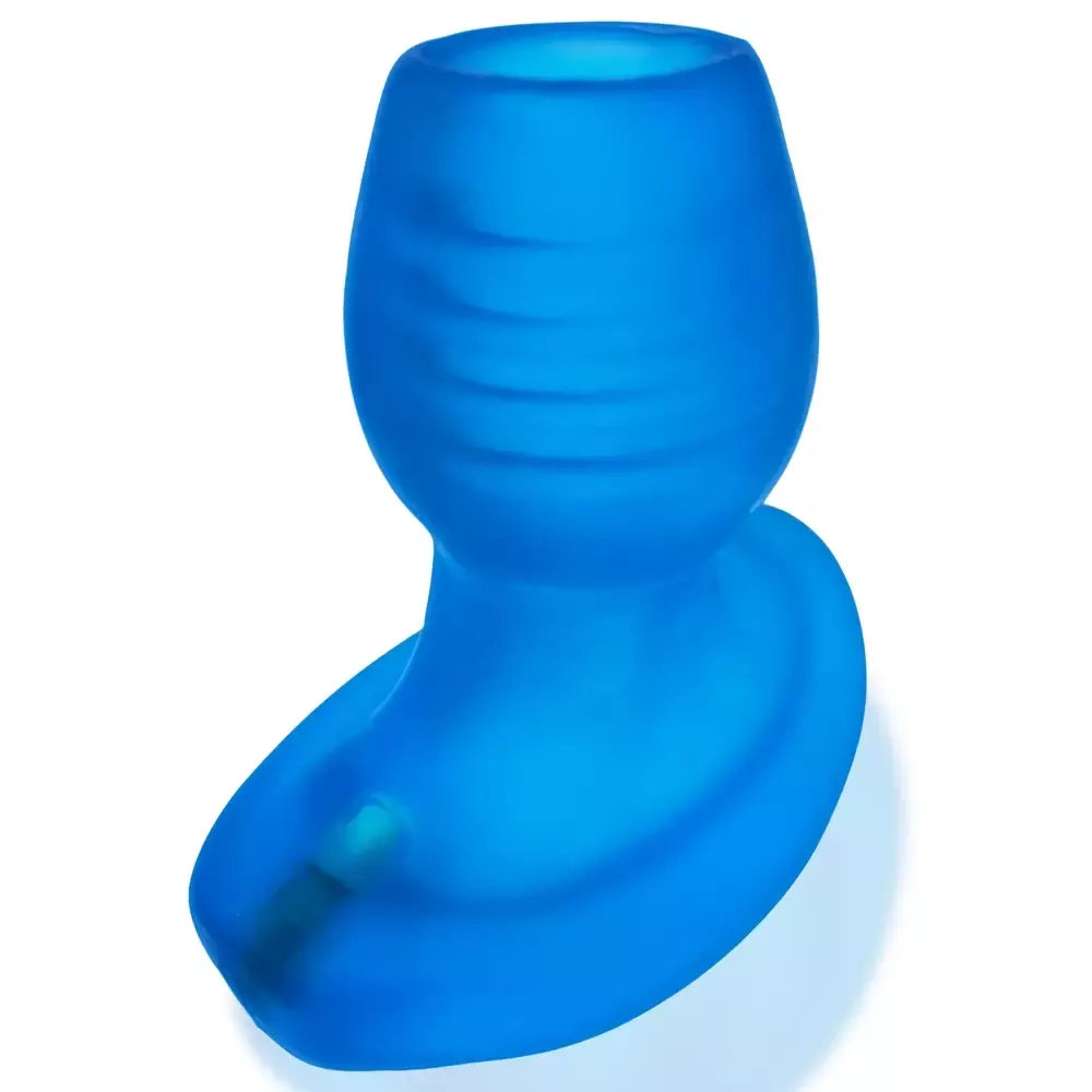 Oxballs Glowhole-2 intymus kamštis, Blue Morph Large su LED sistema