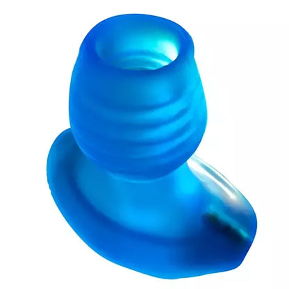 Oxballs Glowhole-2 intymus kamštis, Blue Morph Large su LED sistema