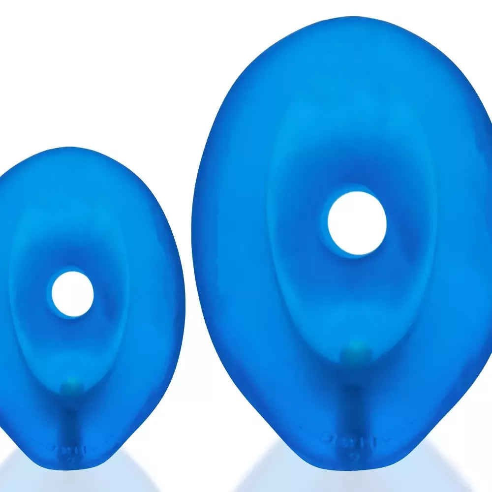 Oxballs Glowhole-2 intymus kamštis, Blue Morph Large su LED sistema
