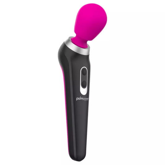 PalmPower Extreme rožinis vibratorius – įkraunamas ergonomiškas modelis
