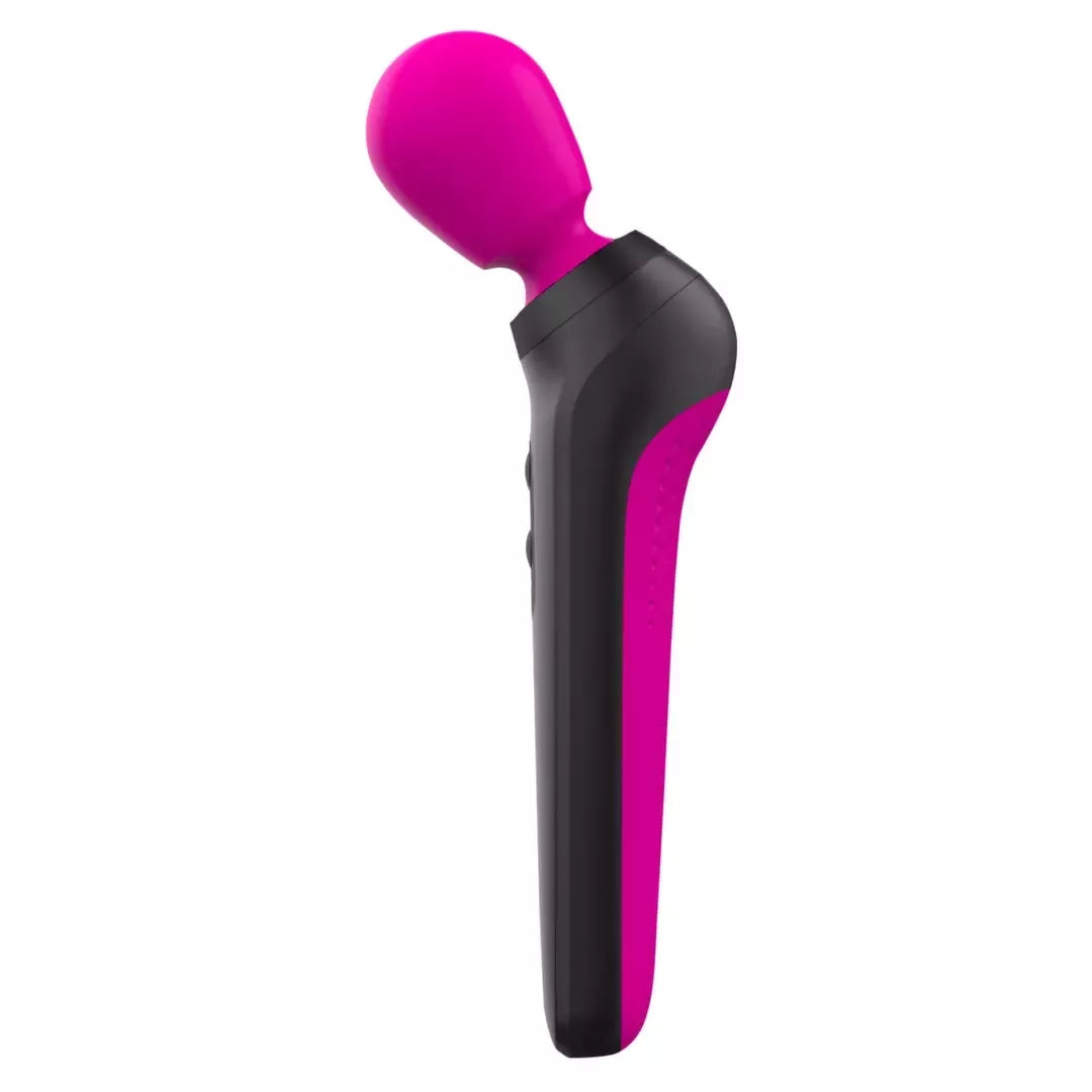 PalmPower Extreme rožinis vibratorius – įkraunamas ergonomiškas modelis