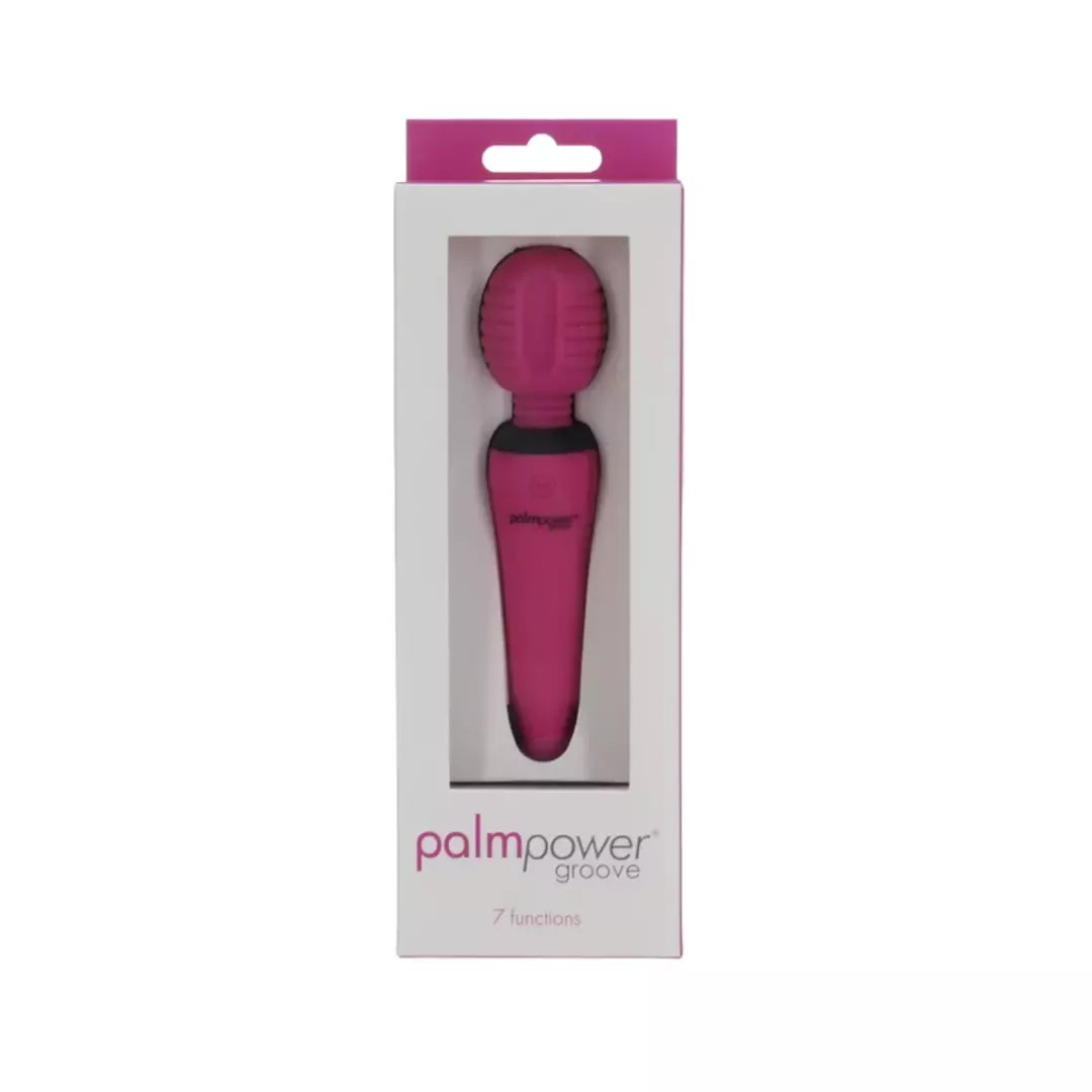 PalmPower Groove Mini Wand Fuchsia – kompaktiškas USB įkraunamas masažuoklis