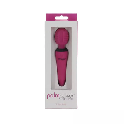 PalmPower Groove Mini Wand Fuchsia – kompaktiškas USB įkraunamas masažuoklis