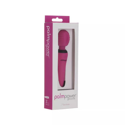PalmPower Groove Mini Wand Fuchsia – kompaktiškas USB įkraunamas masažuoklis
