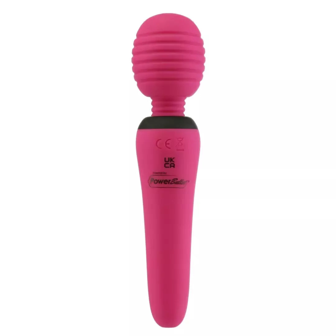 PalmPower Groove Mini Wand Fuchsia – kompaktiškas USB įkraunamas masažuoklis