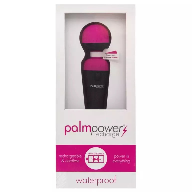 PalmPower įkraunamas masažuoklis – belaidis, USB, silikoninė galvutė