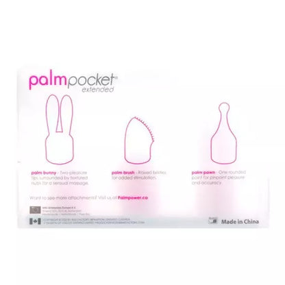 PalmPower Pocket Extended silikoninių priedų rinkinys, 3 dalys, rožinis