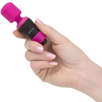 PalmPower Pocket Mini Wand Massager USB įkraunamas, kelioninio dydžio