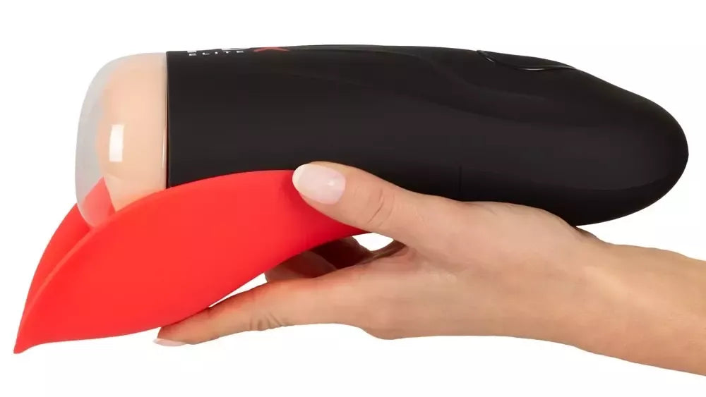 PDX Elite Fuck-O-Matic intymus aparatas su siurbimo ir vibracijos funkcijomis, 26,8 cm