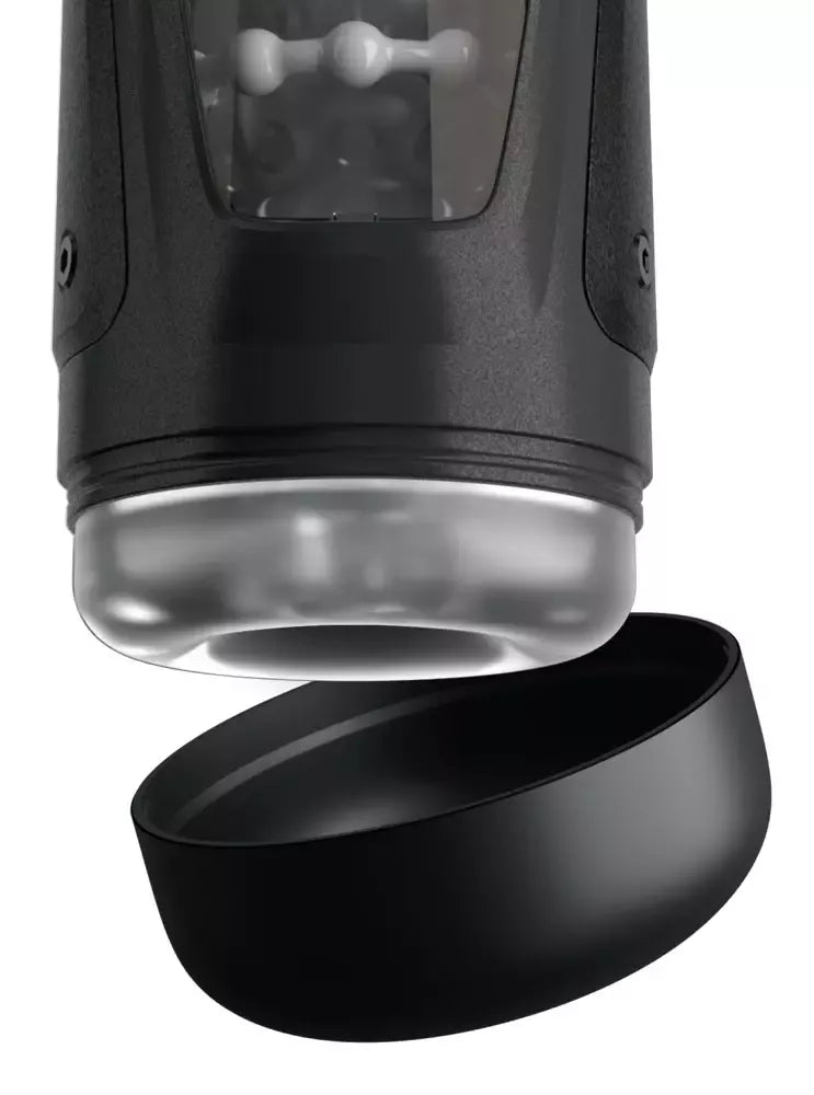 PDX Elite Moto-Bator Pro Light automatinis masturbatorius su šildymo ir vibracijos funkcijomis
