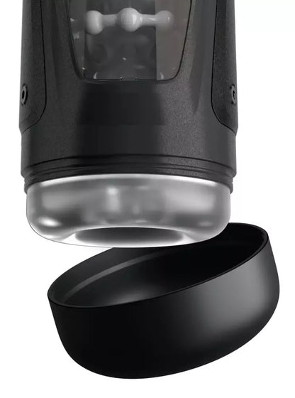PDX Elite Moto-Bator Pro Light automatinis masturbatorius su šildymo ir vibracijos funkcijomis
