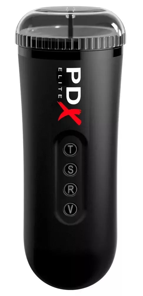 PDX Elite Moto Blower automatinis intymus prietaisas, juodas, 22,5 cm