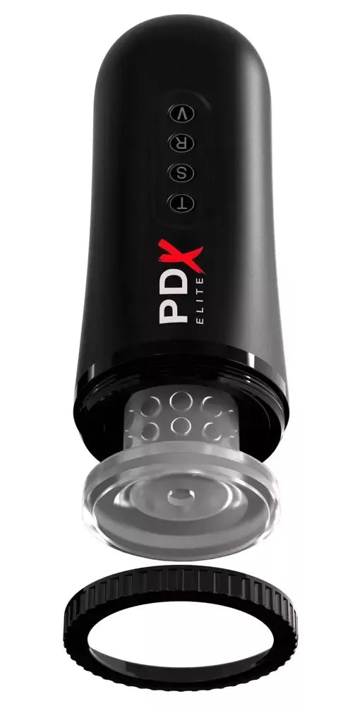 PDX Elite Moto Blower automatinis intymus prietaisas, juodas, 22,5 cm