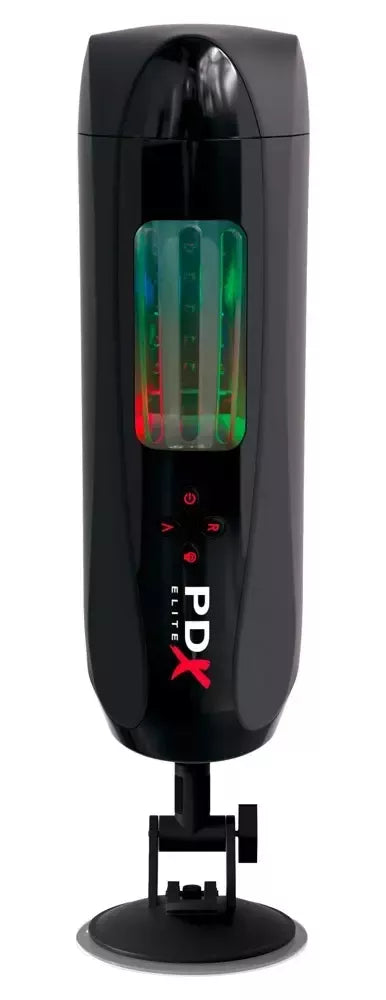 PDX Elite Ultimate Milker 2 intymus įrenginys su LED, 27 cm, juodas