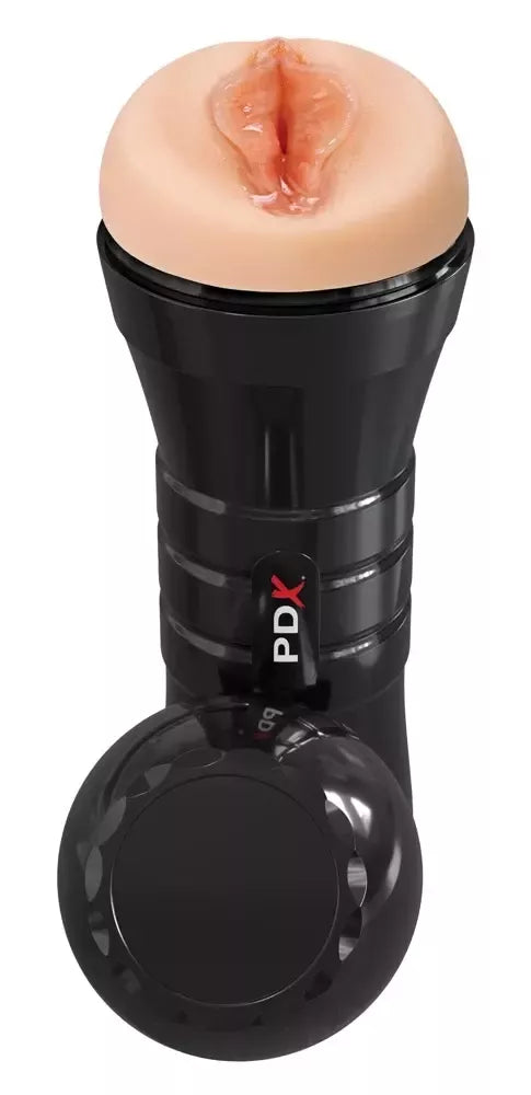 PDX Extreme WetP Luscious Lips XXL intymus prietaisas, Fanta-Flesh, 26 cm