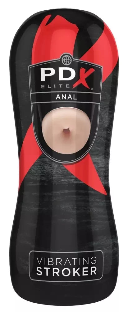 PEE vibruojantis analinis stimuliatorius 17,5 cm – nuimama įmova ir vibro-kulka
