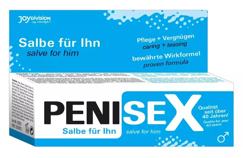 PENISEX Men's Massage Ointment 50 ml – atstatomoji odos priežiūros formulė