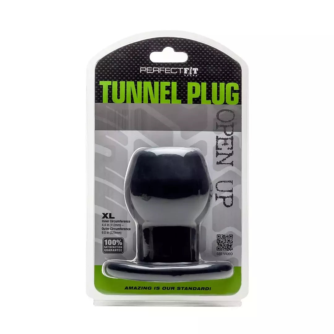 Perfect Fit Tunnel Plug XL – permatomas tuščiaviduris intymus priedas