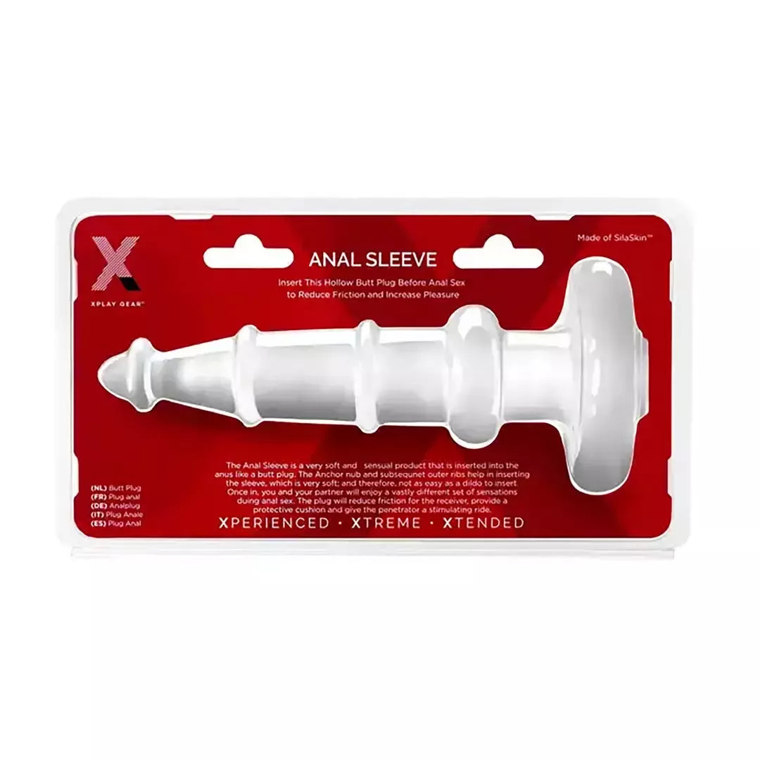 Perfect Fit XPlay Gear Anal Sleeve Plug 7/18 cm inovatyvi sistema