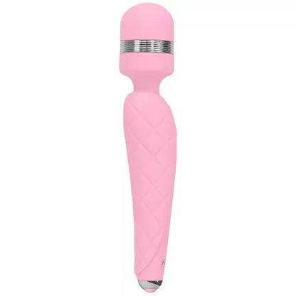 Pillow Talk Cheeky Pink Wand Massager – įkraunamas, silikoninis, belaidis
