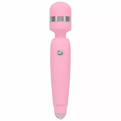 Pillow Talk Cheeky Pink Wand Massager – įkraunamas, silikoninis, belaidis