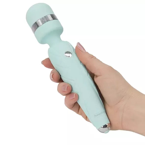 Pillow Talk Cheeky Teal – įkraunamas silikoninis masažuoklis-lazdelė