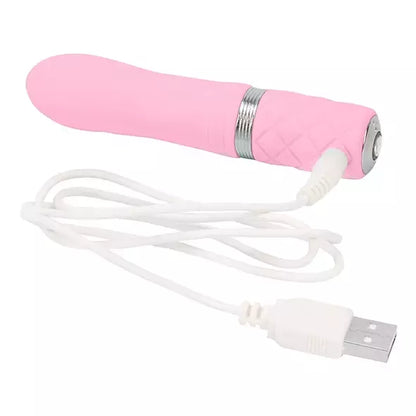 Pillow Talk Flirty Pink įkraunamas kompaktiškas intymus masažuoklis