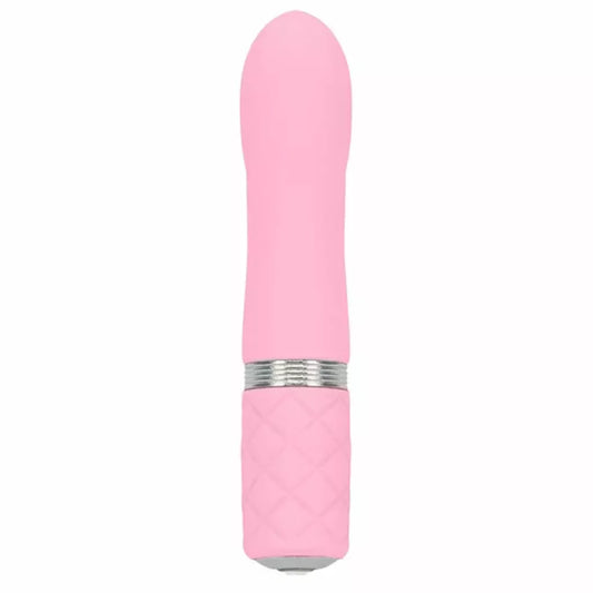 Pillow Talk Flirty Pink įkraunamas kompaktiškas intymus masažuoklis