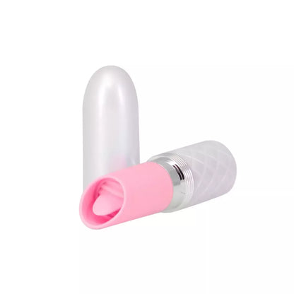 Pillow Talk Lusty Pink – kompaktiškas silikoninis klitorio stimuliatorius su „Swarovski“ detale