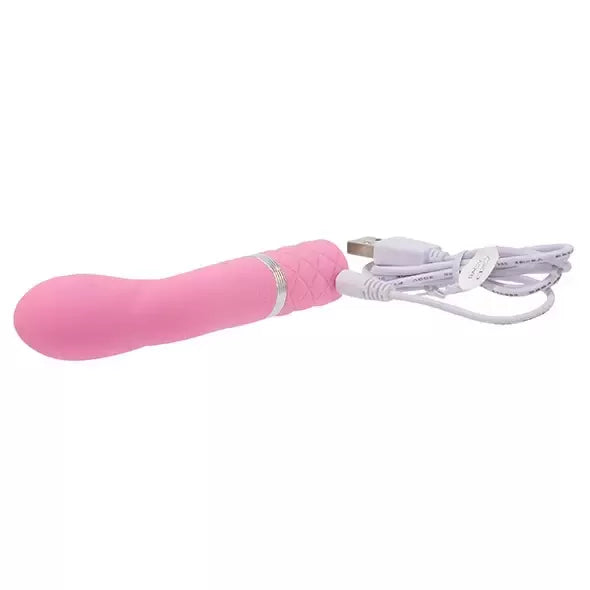 Pillow Talk Racy Pink aukštos kokybės silikoninis kompaktiškas vibruojantis prietaisas