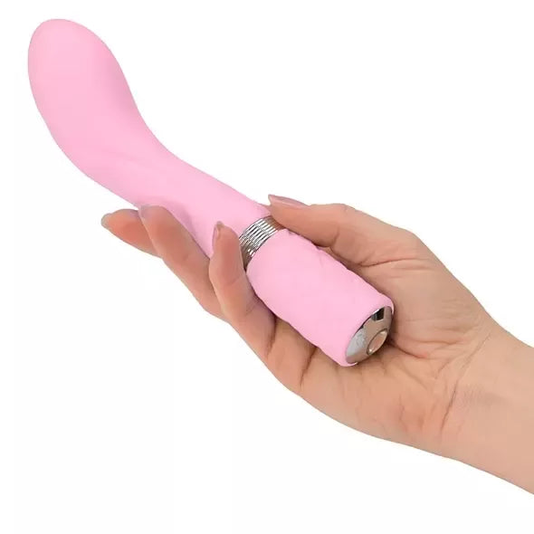 Pillow Talk Sassy Pink įkraunamas intymus masažuoklis, silikoninis, su dideliu galiuku