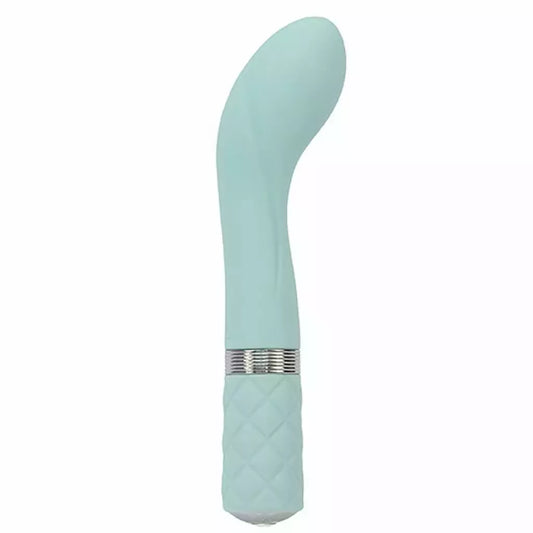 Pillow Talk Sassy Teal – įkraunamas silikoninis intymus prietaisas, didelis antgalis
