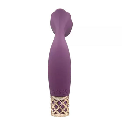 Pillow Talk Secrets Passion Mini Wand masažuoklis, vynuogių spalvos, silikoninis, USB