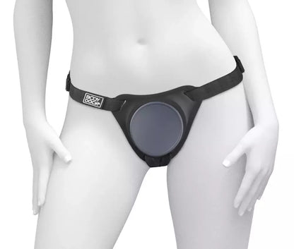Pipedream Body Dock Elite reguliuojama diržų sistema, silikoninė plokštelė