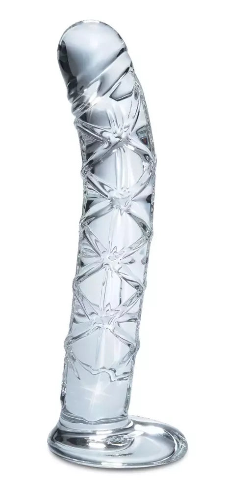 Pipedream Icicles No. 60 rankinio darbo stiklo masažo priemonė, 16,5 cm, skaidri