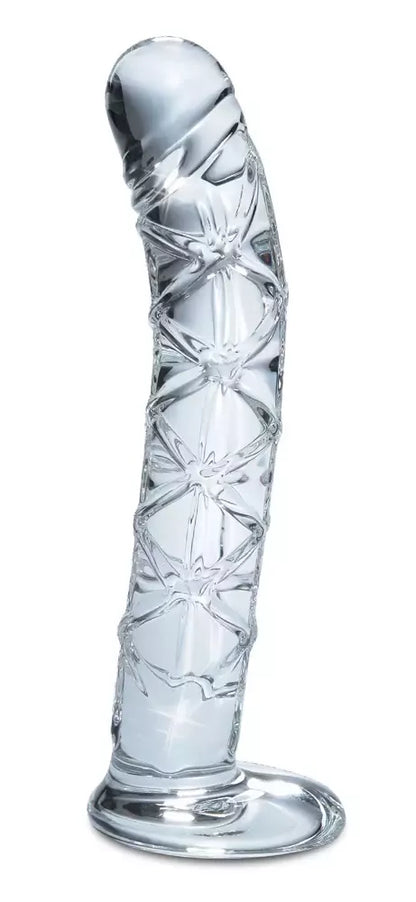 Pipedream Icicles No. 60 rankinio darbo stiklo masažo priemonė, 16,5 cm, skaidri