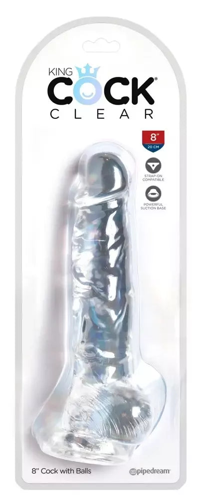 Pipedream KCC 8 Model – intymi sistema su siurbtuku, 22,2 cm, TPE