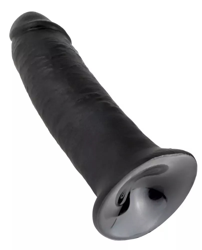 Pipedream King Cock 10" Dark – anatominis modelis su siurbtuku, 25 cm