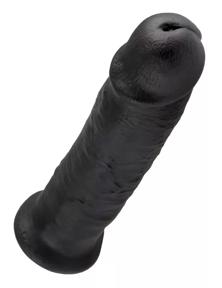 Pipedream King Cock 10" Dark – anatominis modelis su siurbtuku, 25 cm