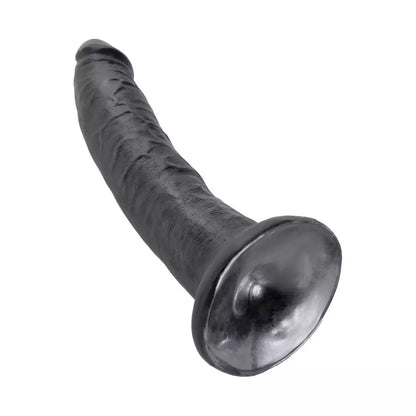 Pipedream King Cock 7 colių juodas – anatominis modelis su siurbtuku