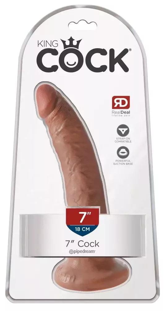 Pipedream King Cock 7" Flexible Intimate Machine Tan 20,5 cm PVC