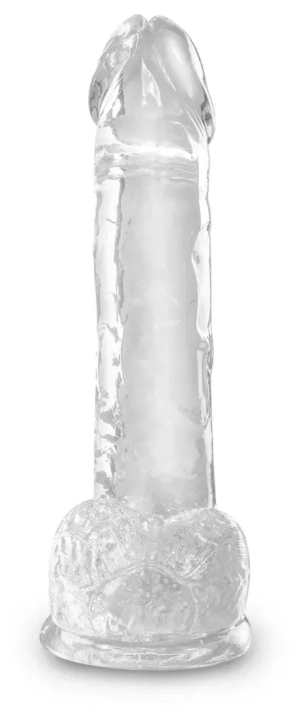Pipedream King Cock 7 modelis su siurbtuku, 20,3 cm, TPE, smėlio spalvos