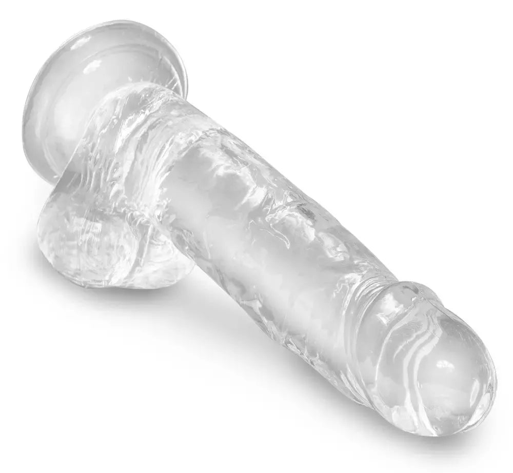Pipedream King Cock 7 modelis su siurbtuku, 20,3 cm, TPE, smėlio spalvos