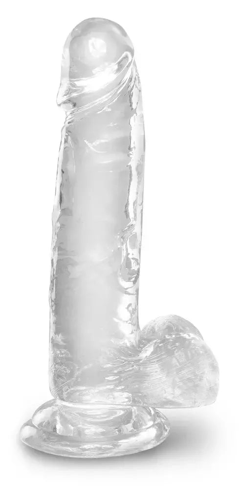 Pipedream King Cock 7 modelis su siurbtuku, 20,3 cm, TPE, smėlio spalvos