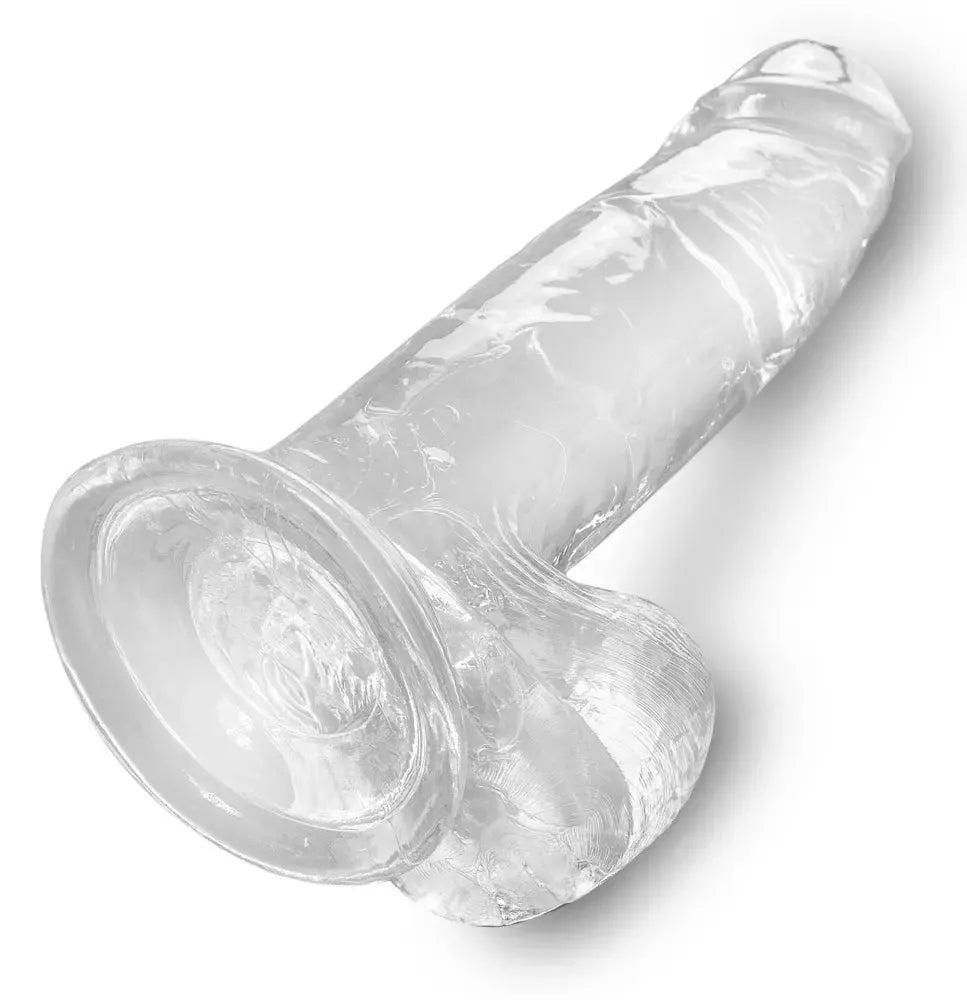 Pipedream King Cock 7 modelis su siurbtuku, 20,3 cm, TPE, smėlio spalvos